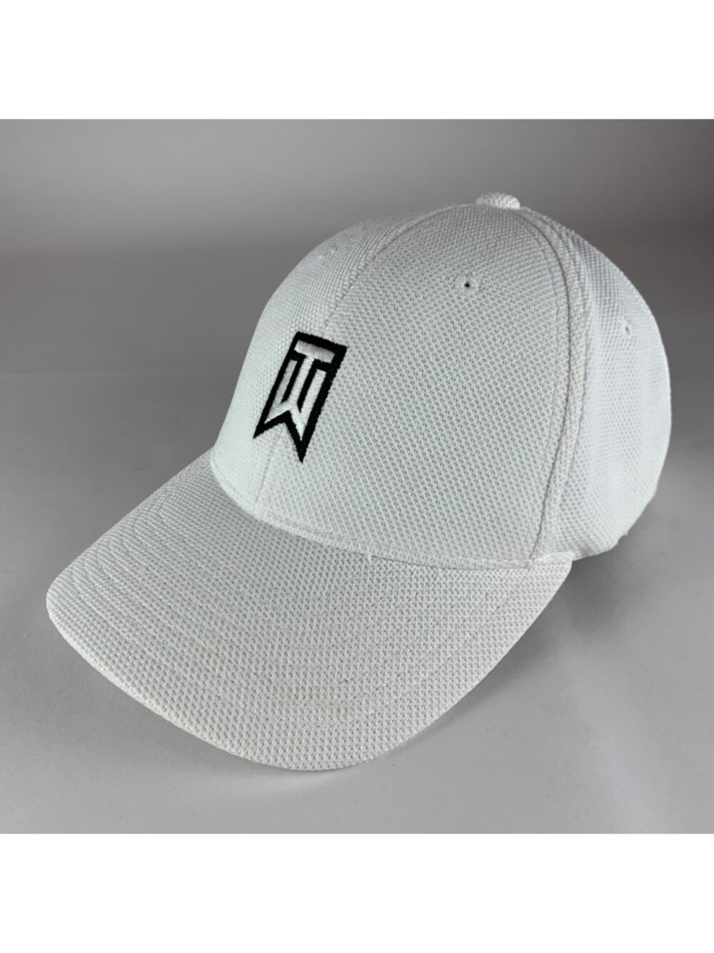 Tiger Woods Nike Golf White Stretch Fitted Hat Mens M/L